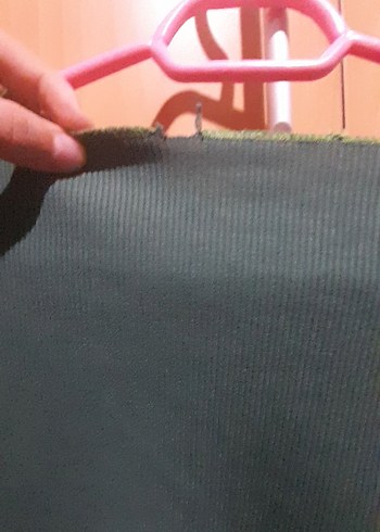 Kadın Koyu Yeşil Pileli Uzun Kollu Bluz - Görsel 4