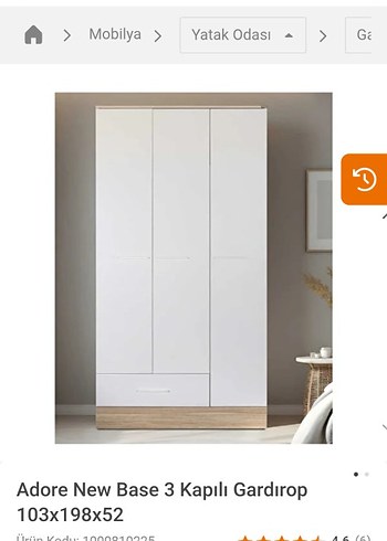 Beyaz Çocuk Dolabı Ahşap Detaylı - Görsel 3