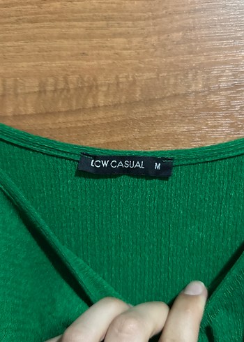 LC Waikiki Yeşil Askılı Uzun Salaş Elbise