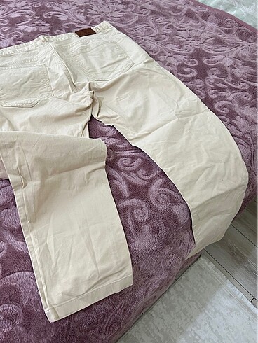 32 Beden ten rengi Renk Krem pantolon