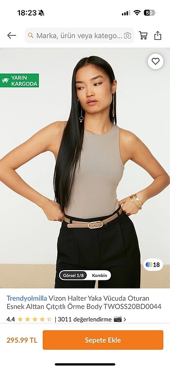Trendyolmilla çıtçıtlı body
