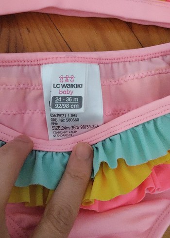 Pembe Bohem Kız Çocuk Bikini Takımı - Görsel 2