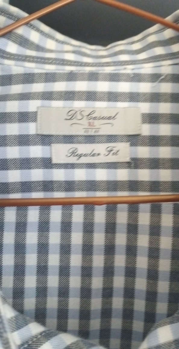 Gri Kareli Uzun Kollu Erkek Gömlek - Görsel 2