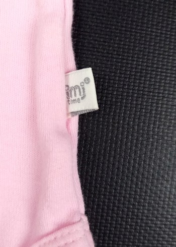 Pembe ve Pudra Kız Bebek Atlet Çıtçıtlı Body - Görsel 3