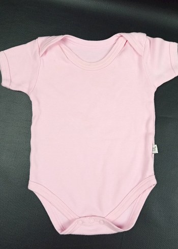 Pembe ve Pudra Kız Bebek Atlet Çıtçıtlı Body - Görsel 2