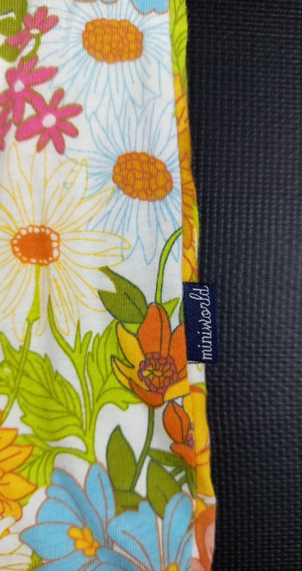 Çiçek Desenli Renkli Bebek Kız Tulum - Görsel 2