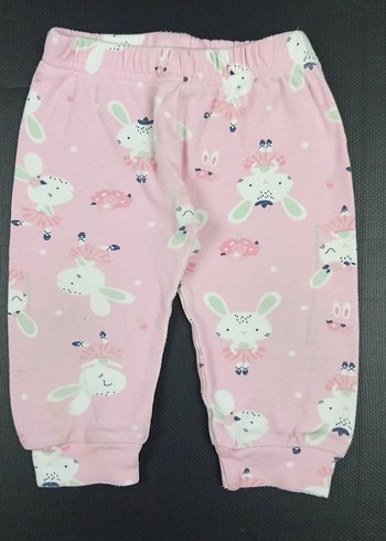 Kız Çocuk Pembe Desenli Rahat 2 adet alt - Görsel 2