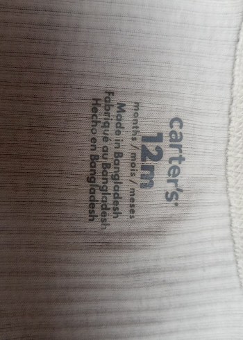 Carter's Uzun Kollu Fermuarlı Bebek Tulumu - Görsel 4