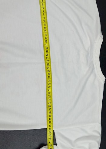 Kız Çocuk Beyaz Baskılı Dantel Detaylı Sweatshirt - Görsel 5