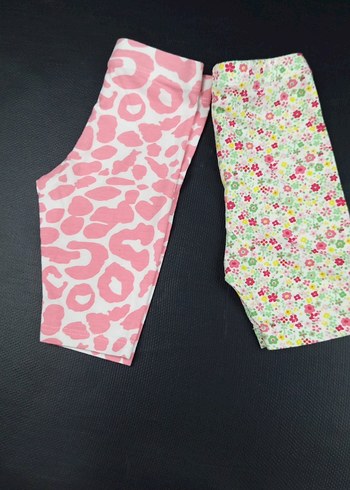 Kız Çocuk Renkli Baskılı  Tayt - Görsel 5