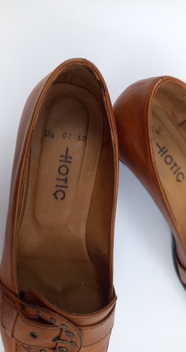 Hotiç marka  Deri Tokalı Kadın Klasik Ayakkabı - Görsel 5