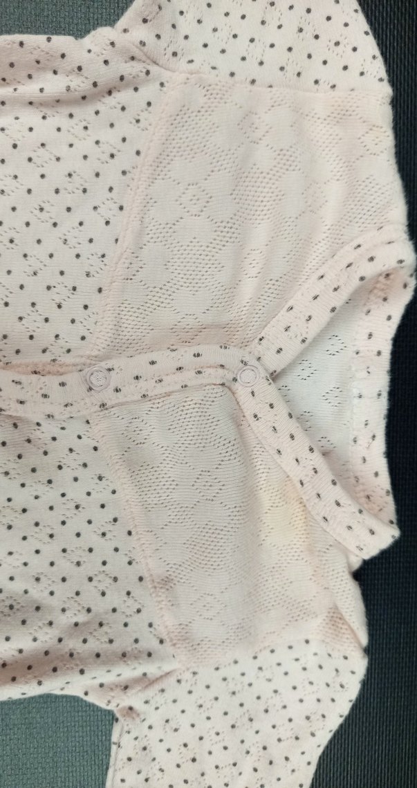 çıtçıtlı Beyaz Bebek Kız Tulum - Görsel 2