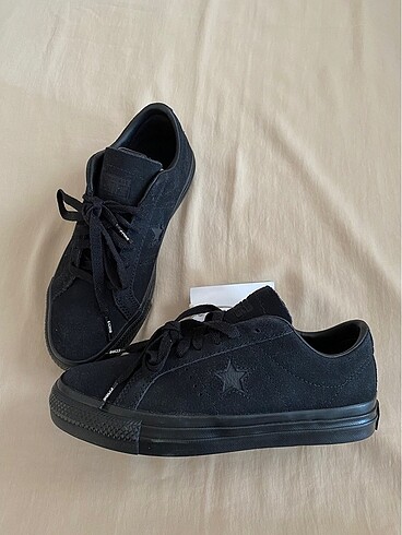 37 Beden siyah Renk Orijinal Converse One Star Pro Cons