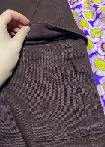 38 Beden kahverengi Renk vintage kahve bol pantolon y2k