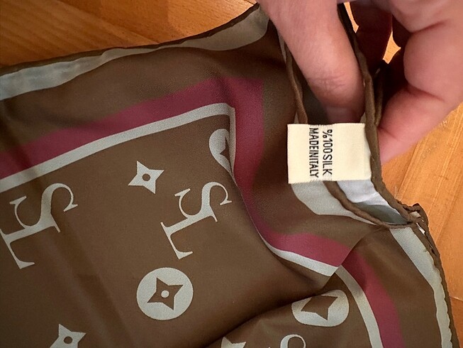  Beden haki Renk Twill ipek eşarp