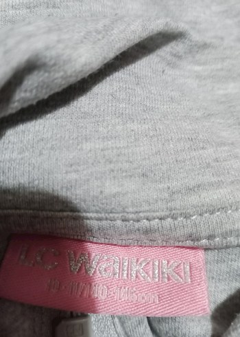 Gri Kedi Desenli fermuarlı hirka - Görsel 5