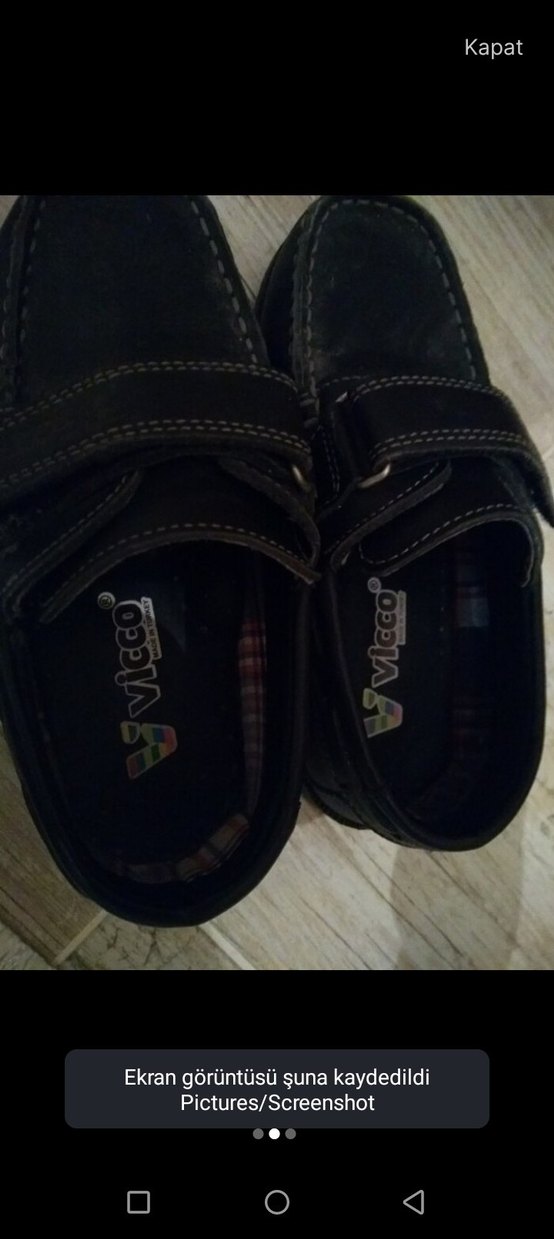 siyah Deri  Erkek Çocuk Loafer - Görsel 2