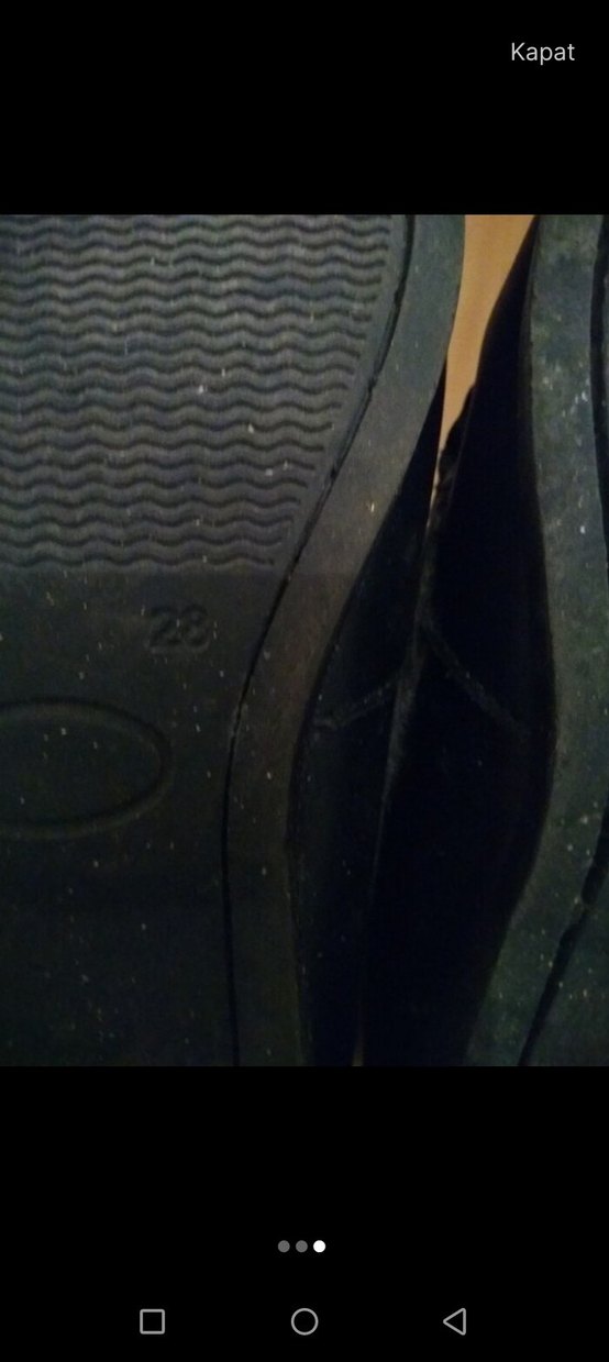 siyah Deri  Erkek Çocuk Loafer - Görsel 3