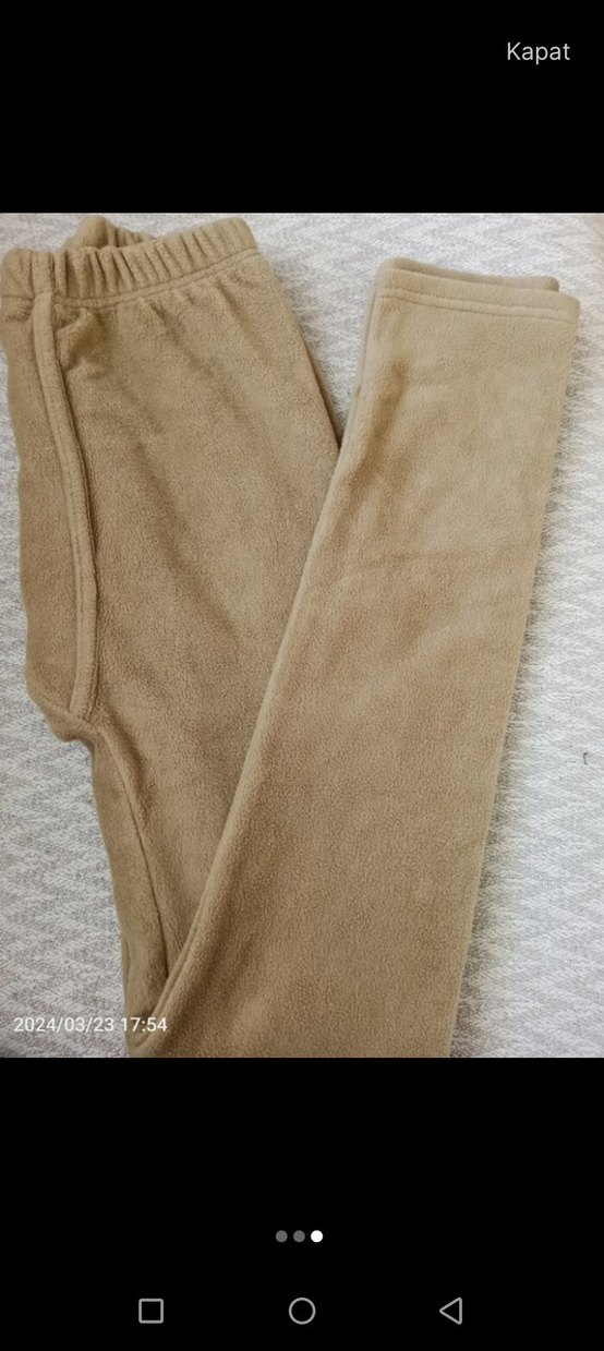 Erkek Bej Polat Tayt - Görsel 2