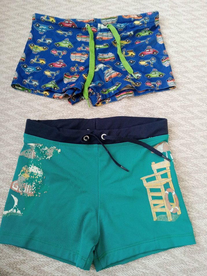 Erkek Çocuk Renkli Desenli Mayo Şortları - Görsel 2