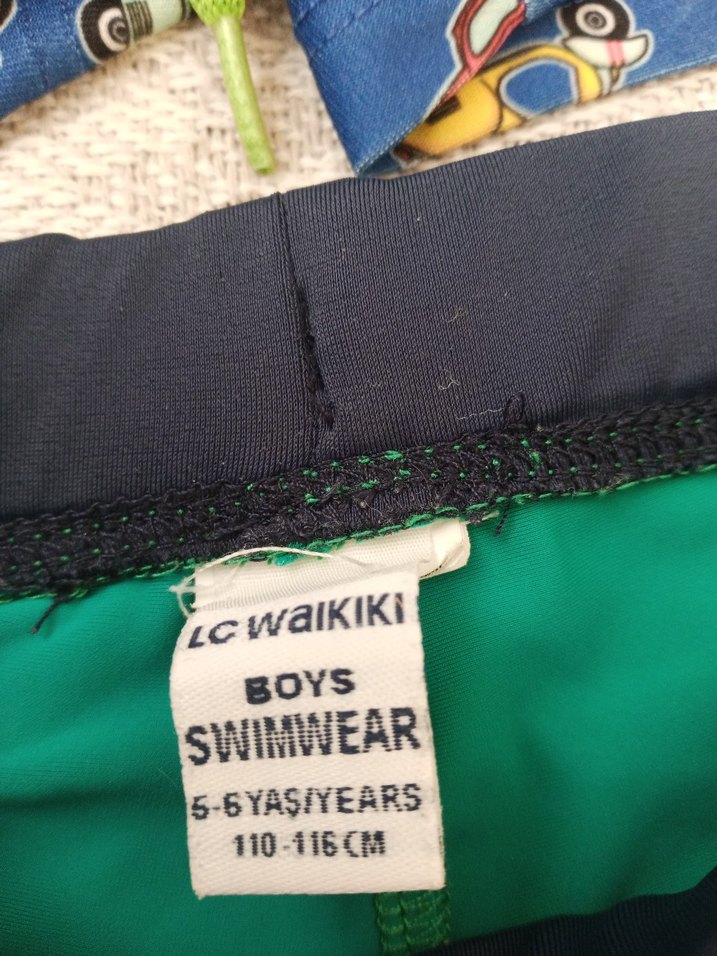 Erkek Çocuk Renkli Desenli Mayo Şortları - Görsel 3