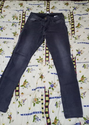 Gri Regular Fit Erkek Denim Pantolon - Görsel 2