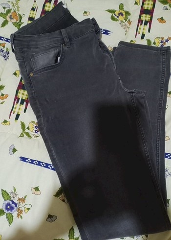 Gri Regular Fit Erkek Denim Pantolon - Görsel 4