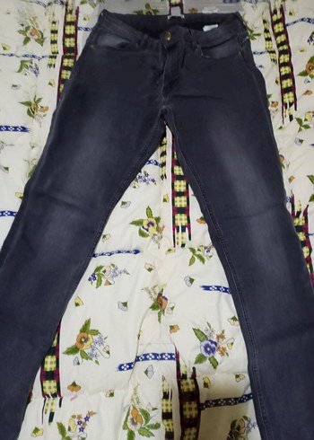 Gri Regular Fit Erkek Denim Pantolon - Görsel 5