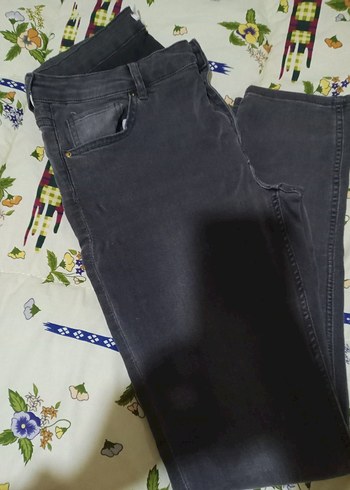 Gri Regular Fit Erkek Denim Pantolon - Görsel 6
