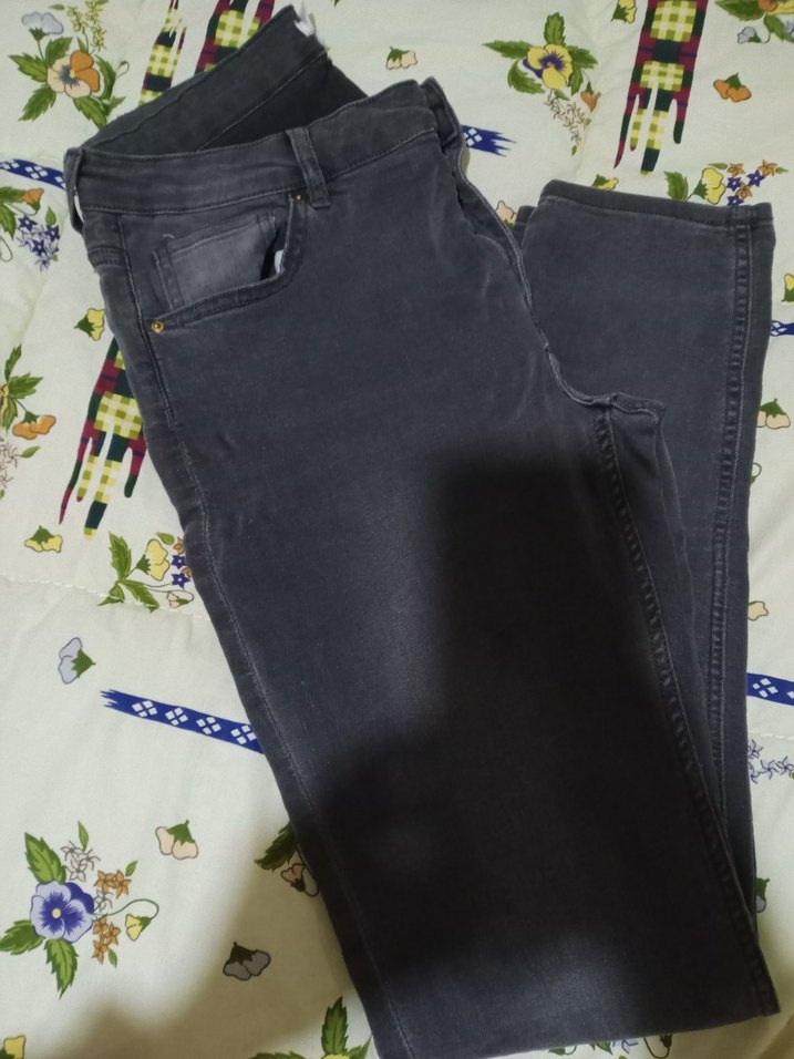 Gri Regular Fit Erkek Denim Pantolon - Görsel 4