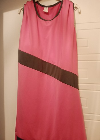 Pembe Drapeli Uzun Kollu Hamile Tuniği - Görsel 3