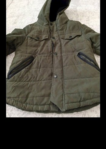 fermuarli Siyah Erkek Çocuk Mont - Görsel 2