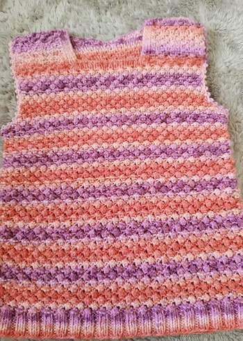 Kız Çocuk Çok Renkli Triko Süveter - Görsel 2