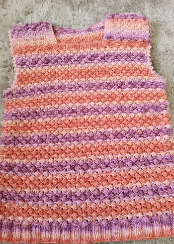 Kız Çocuk Çok Renkli Triko Süveter - Görsel 3