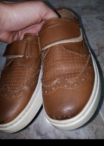 Kahverengi Erkek Bebek İlk Adım Ayakkabısı - Görsel 3