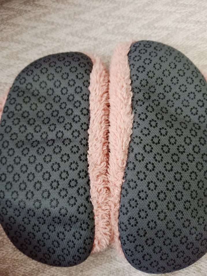 Pembe Peluş Kız Çocuk Ev Terliği - Görsel 4