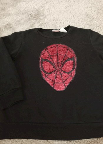 Siyah Erkek  çocuk Sweatshirt - Görsel 3