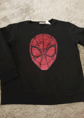 Siyah Erkek  çocuk Sweatshirt - Görsel 2