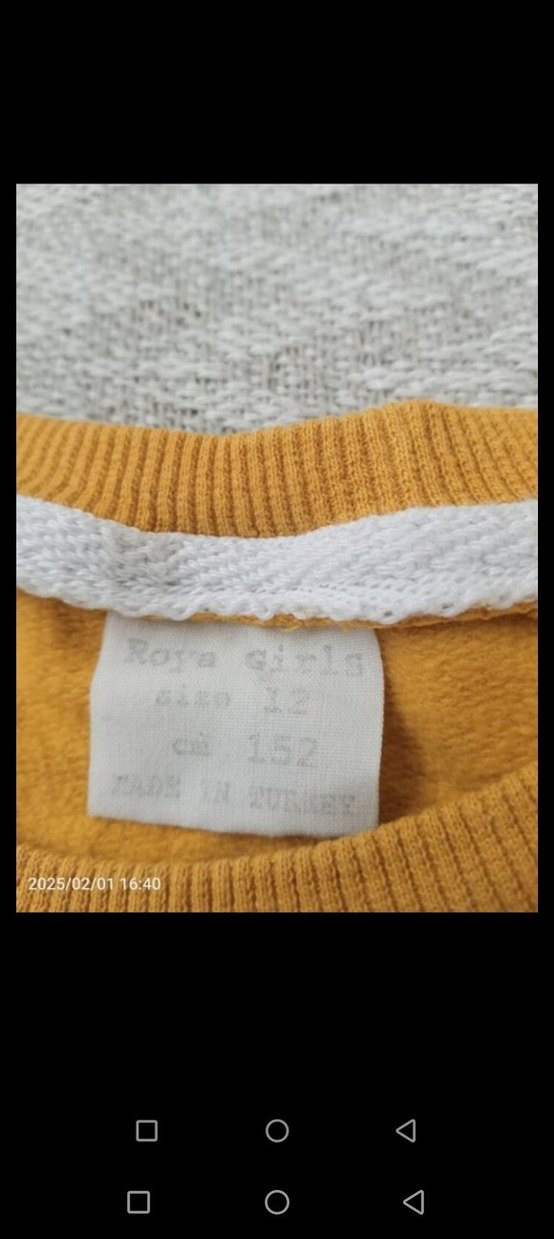 Sarı Baskılı Erkek Çocuk Sweatshirt - Görsel 4