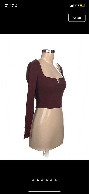 s Beden Zara bordo bluz