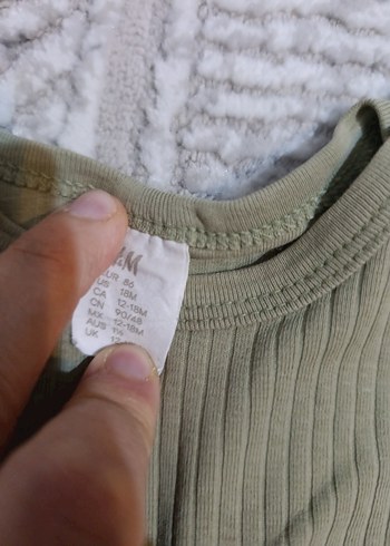 Gri Uzun Kollu Bebek Body - Görsel 2