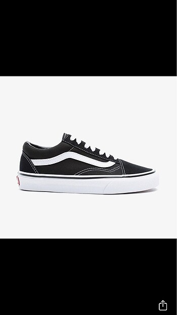 VANS OLD SKOOL UNİSEX SİYAH SNEAKER #VANS