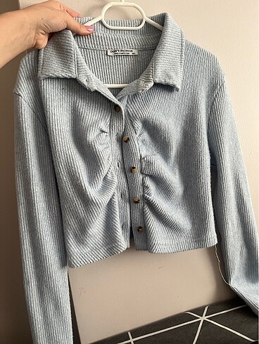 Crop hırka