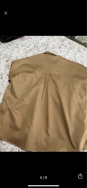 xs Beden camel Renk Pierre cardin gömlek geniş kalıp