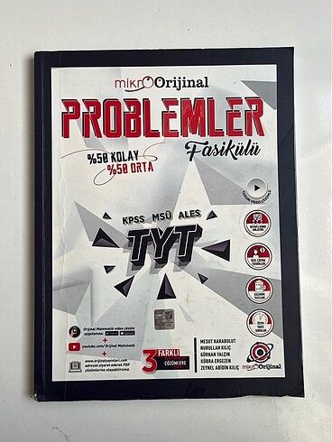 Problemler kitabı tyt