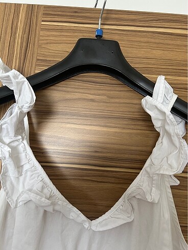 xs Beden beyaz Renk #H&M #kadınelbise