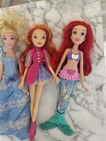 Beden Renk Winx ve Disney bebekler