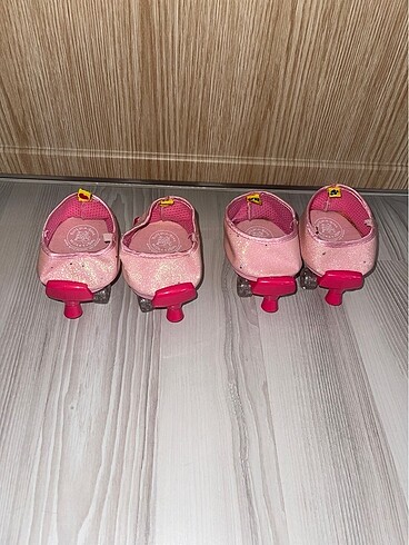 Build A Bear Pink Sparkle Ayakkabı ve Tekerlekli Paten