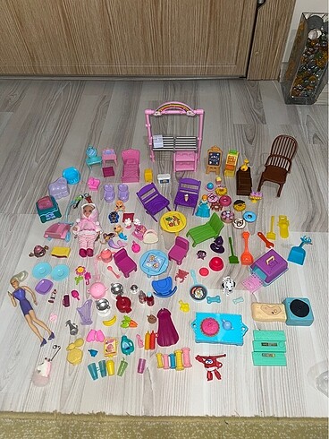 Barbie oyun evi aksesuarları