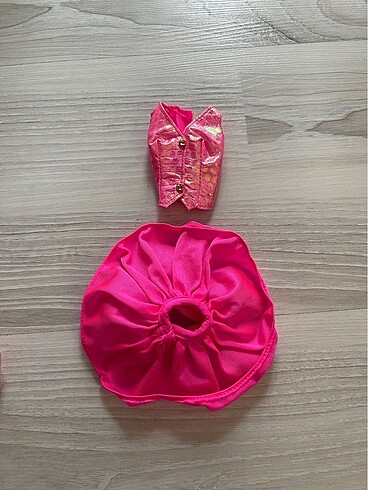 90lar Vintage Barbie pembe takım